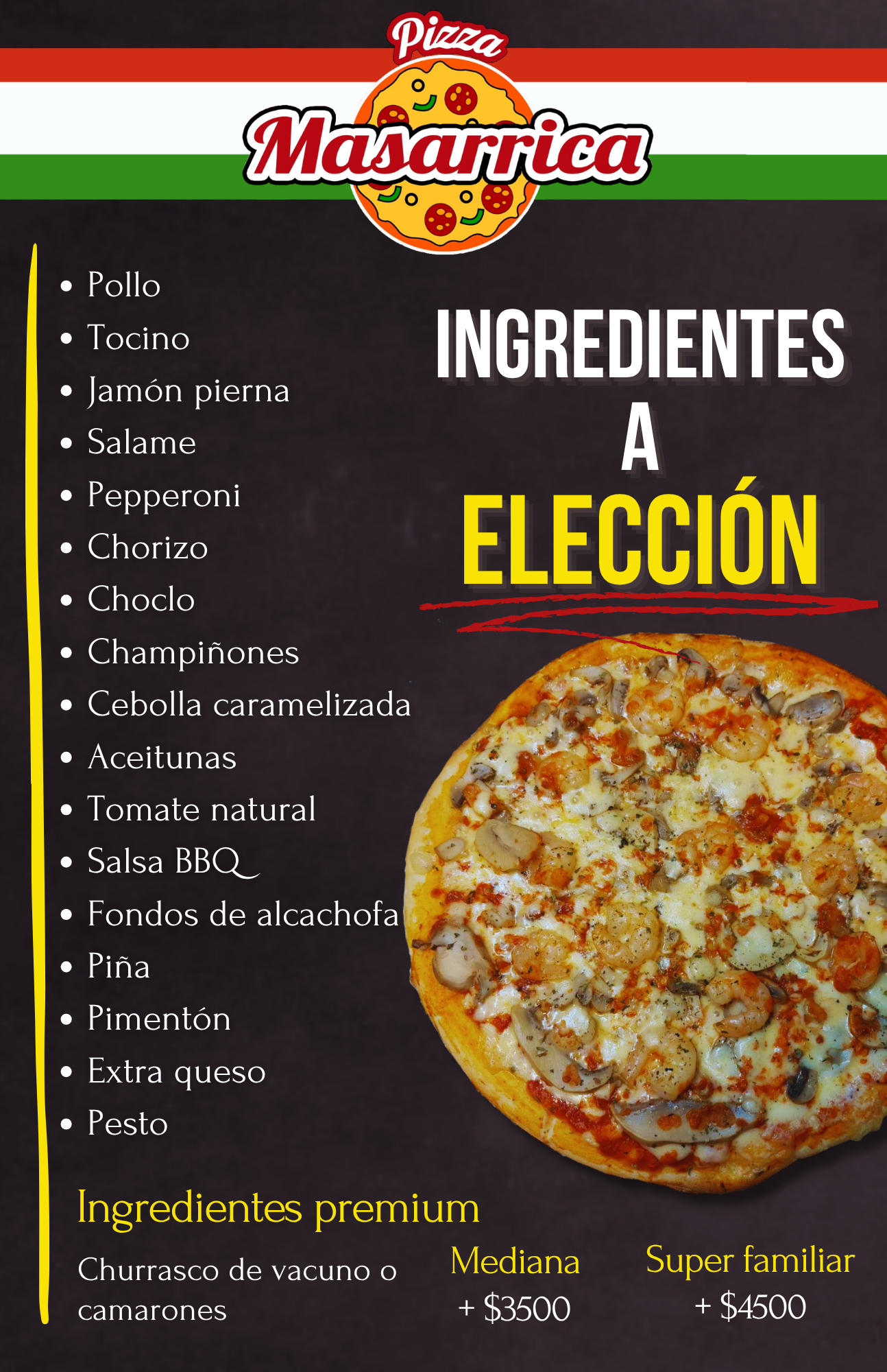 Menú de Masarrica - Página 2
