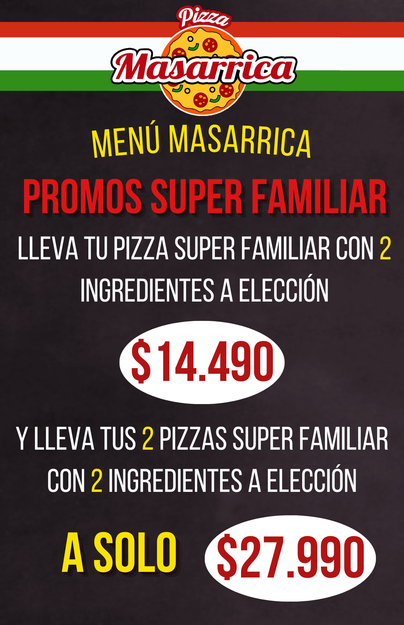 Menú de Masarrica - Página 2